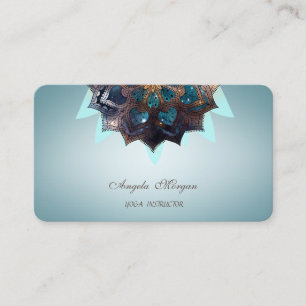 Carte De Visite Elégant Charming Professionnel Lotus Flower Mandal