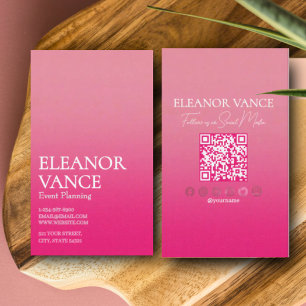 Carte De Visite Élégant Chic Simple Moderne Unique Audacieux Coule