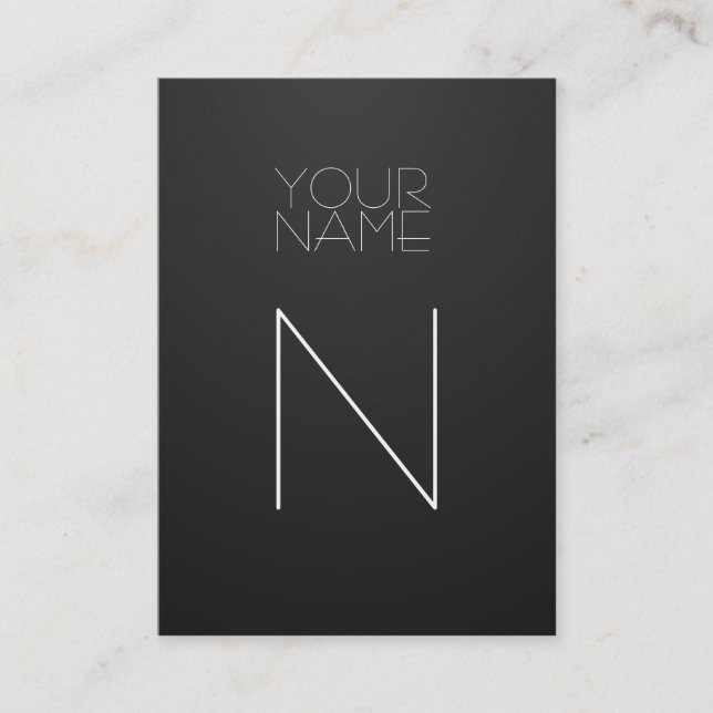 Carte De Visite Élégant de la mode (Devant)