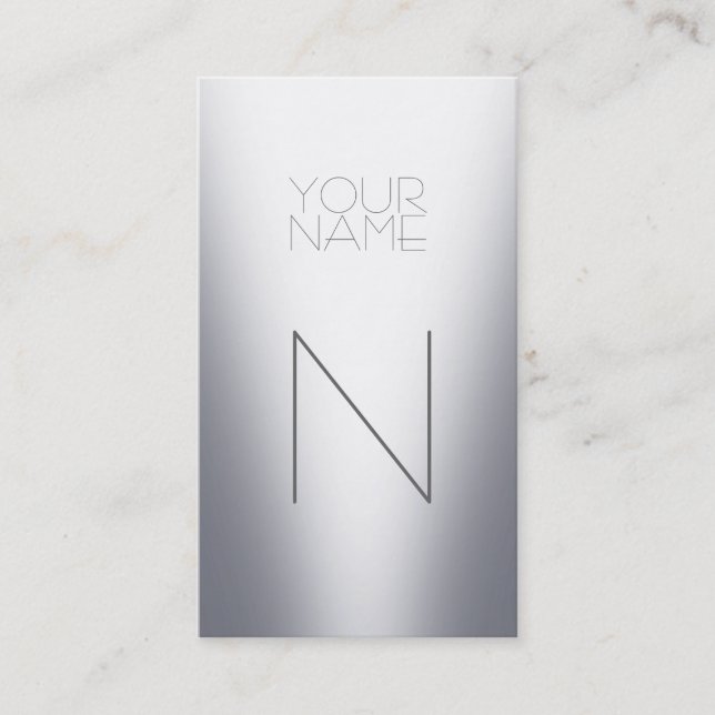 Carte De Visite Élégant de la mode de Groupon (Devant)