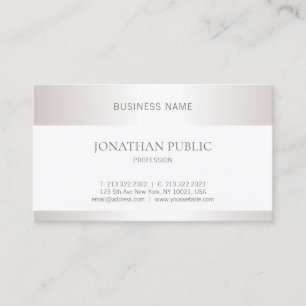 Carte De Visite Élégant design professionnel élégant
