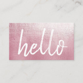 Carte de visite élégant d'organisateur de rose