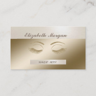 Carte De Visite Élégant, Élégant, Écarté, Lashes De Glitterie