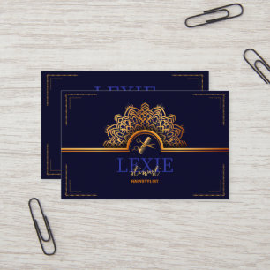 Carte De Visite Élégant et Classique Programme de Fidélité de Coif