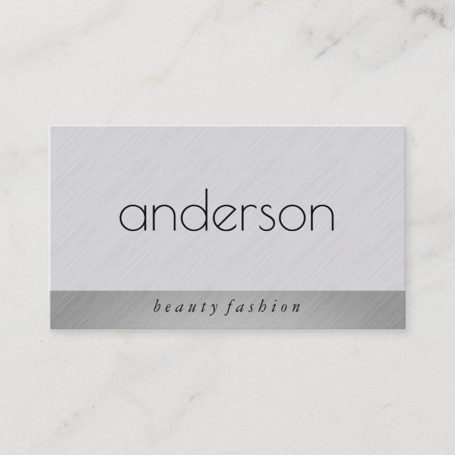 Carte De Visite Élégant et moderne (Devant)