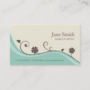 Carte De Visite Elégant Fleur Floral Retro élégant Classy Groupon