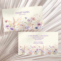 Élégant Fleur sauvage Fleur sauvage Floral Custom