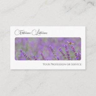 Carte De Visite Élégant fleuriste de la floraison calligraphie QR-