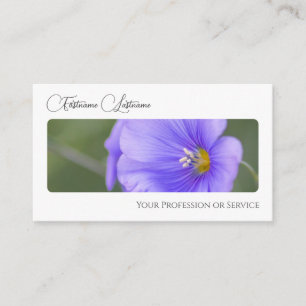Carte De Visite Élégant fleuriste de la floraison calligraphie QR-