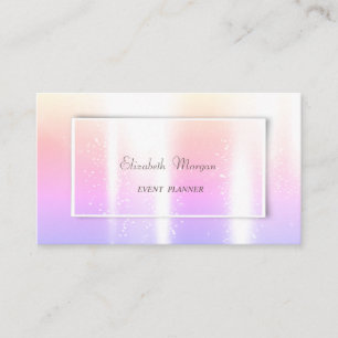 Carte De Visite Élégant Glamour Faux Gold