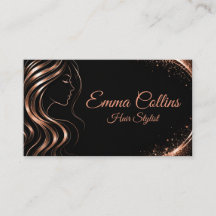 Elegant Hair Salon Business Card