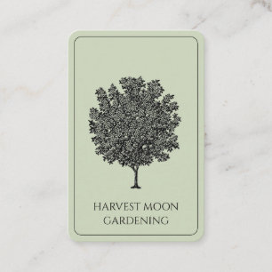 Carte De Visite Élégant jardinier de fruits Landscaper
