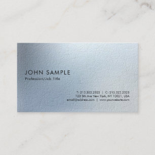 Carte De Visite Élégant lisse minimaliste de couleurs élégante