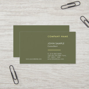 Carte De Visite Élégant luxe moderne professionnel haut de gamme