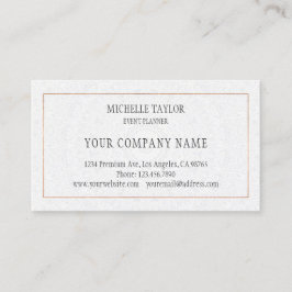 Carte De Visite Elégant Luxe Rose Blanche Or Mandala Glamor