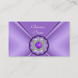 Carte de visite Elegant Mauve Purple Jewel
