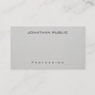 Carte De Visite Élégant minimaliste Modèle professionnel