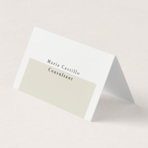 Carte De Visite Élégant minimaliste moderne