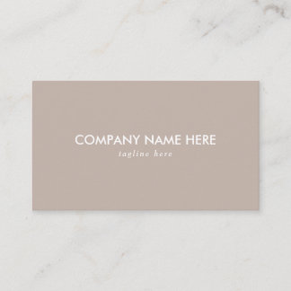 Carte De Visite Élégant Minimaliste Moderne
