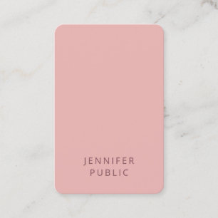 Carte De Visite Élégant minimaliste moderne Design Tendance Couleu