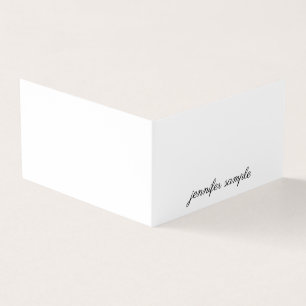 Carte De Visite Élégant minimaliste moderne écriture manuscrite pr