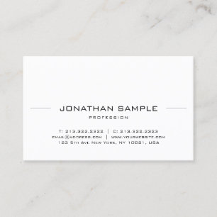 Carte De Visite Élégant minimaliste moderne élégant professionnel 