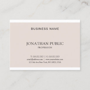 Carte De Visite Élégant minimaliste professionnel de conception 