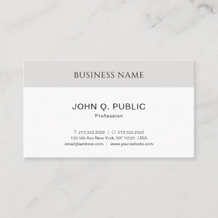 Carte De Visite Élégant minimaliste professionnel modèle moderne