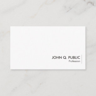 Carte De Visite Élégant Modèle Design simple Personnalisé Moderne