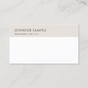 Carte De Visite Élégant Modèle moderne simple tendance sur mesure