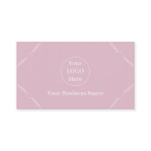 Élégant Moderne feuilles Rose Blush