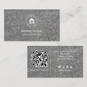 Carte De Visite Élégant Moderne Logo Personnalisé Minimaliste Simp