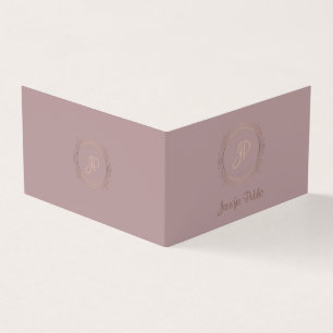 Carte De Visite Élégant moderne manuscrit Script Modèle Luxe