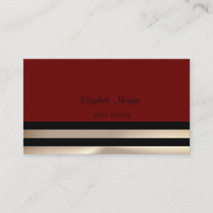 Carte De Visite Élégant Moderne Professionnel , Rayé