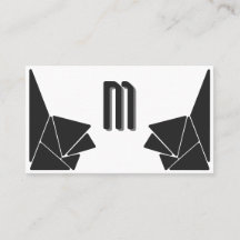 Élégant monogramme gris triangles noirs mosaïque