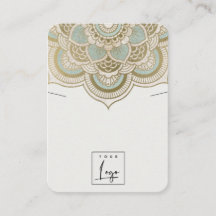 Élégant Ornate Gold Turquoise Mandala Collier Affi
