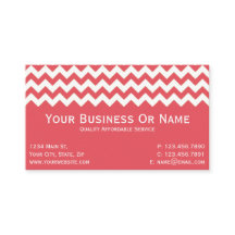 Élégant Persimmon Chaud Rose, Blanc Chevron