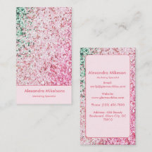 Elegant Pink Glitter Branding
