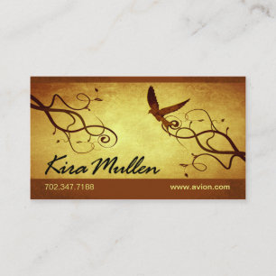 Carte de visite élégant (polyvalent) - "Avion "