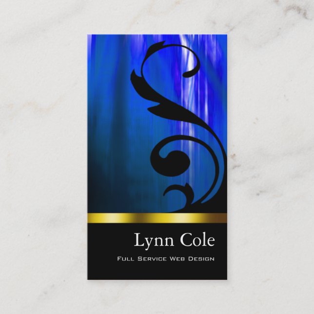 Carte de visite élégant (polyvalent) - "Lumina " (Devant)