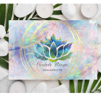 Élégant professionnel, Cercles d'or Lotus Opal