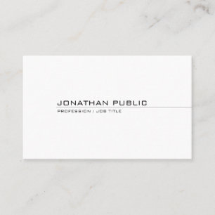 Carte De Visite Élégant professionnel moderne chic minimaliste sob