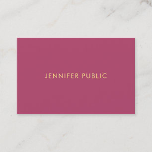 Carte De Visite Élégant professionnel moderne couleurs Premium Soi