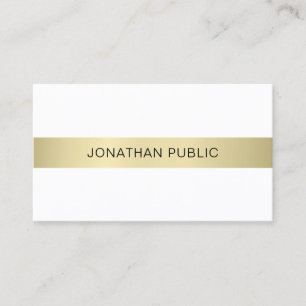 Carte De Visite Élégant professionnel moderne élégant sobre luxe