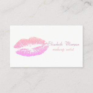 Carte De Visite Élégant Proffesional Stylish - Glittery Lip