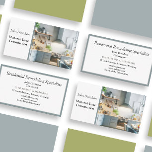 Carte De Visite Élégant Refroidissement et construction de cuisine