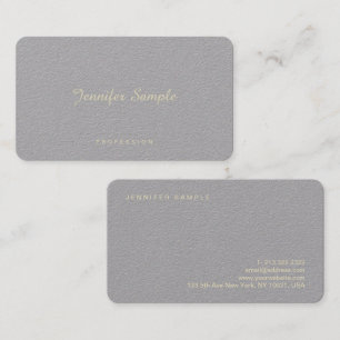 Carte De Visite Élégant Simple Créatif Luxueux Professionnel