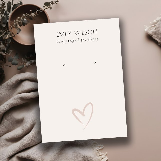 Carte De Visite Élégant simple Élégant Écran d'oreille (Créateur téléchargé)