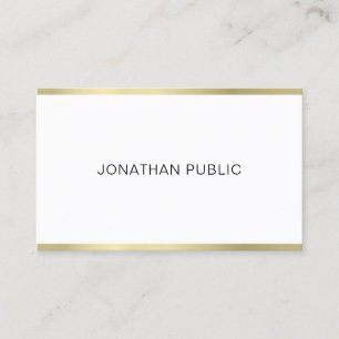 Carte De Visite Élégant Simple Plat Design professionnel Moderne