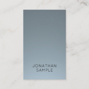 Carte De Visite Elégant Simple Vertical Design Moderne Luxe Plaine